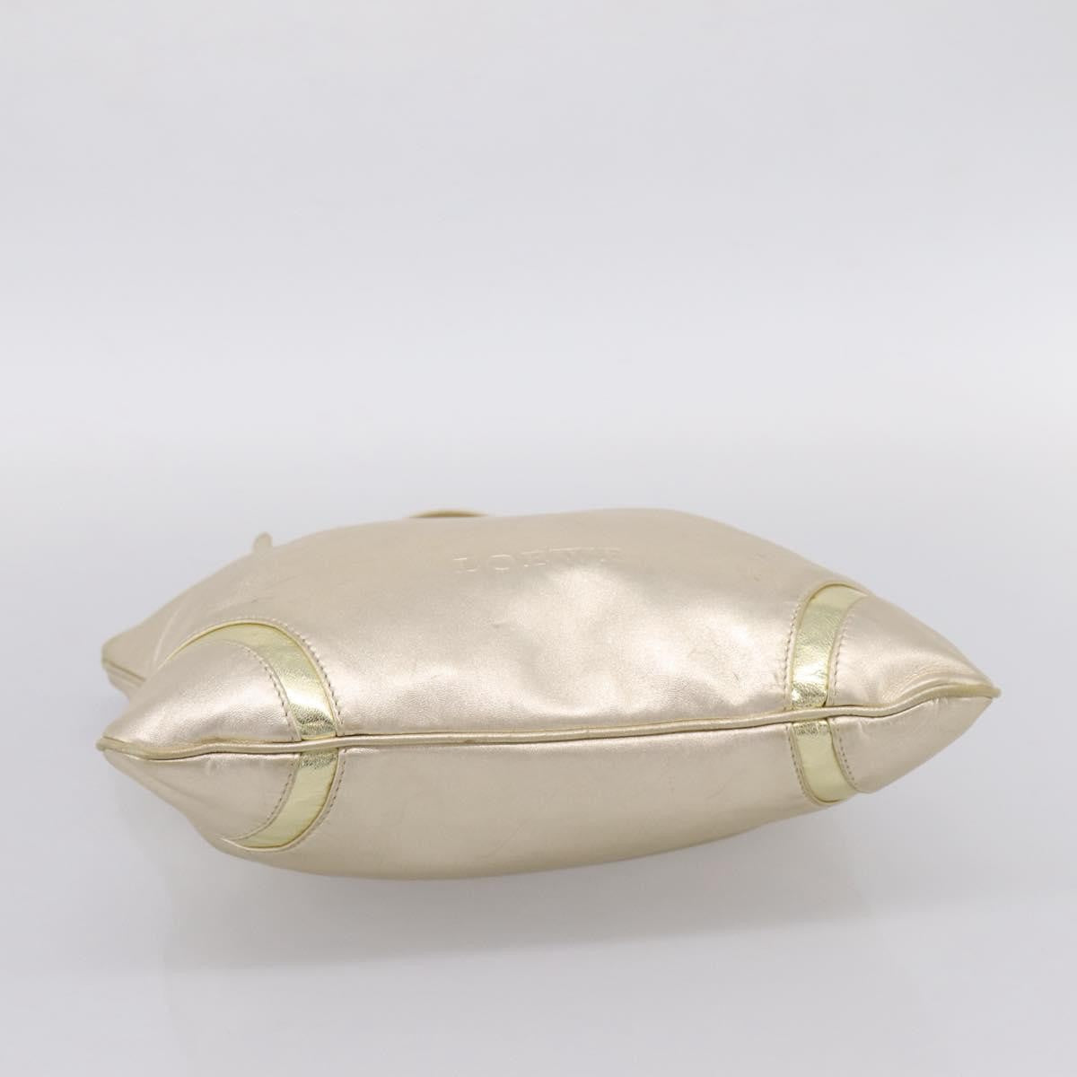 Loewe Vintage Leather, Gold, Leather, Shoulder Bag