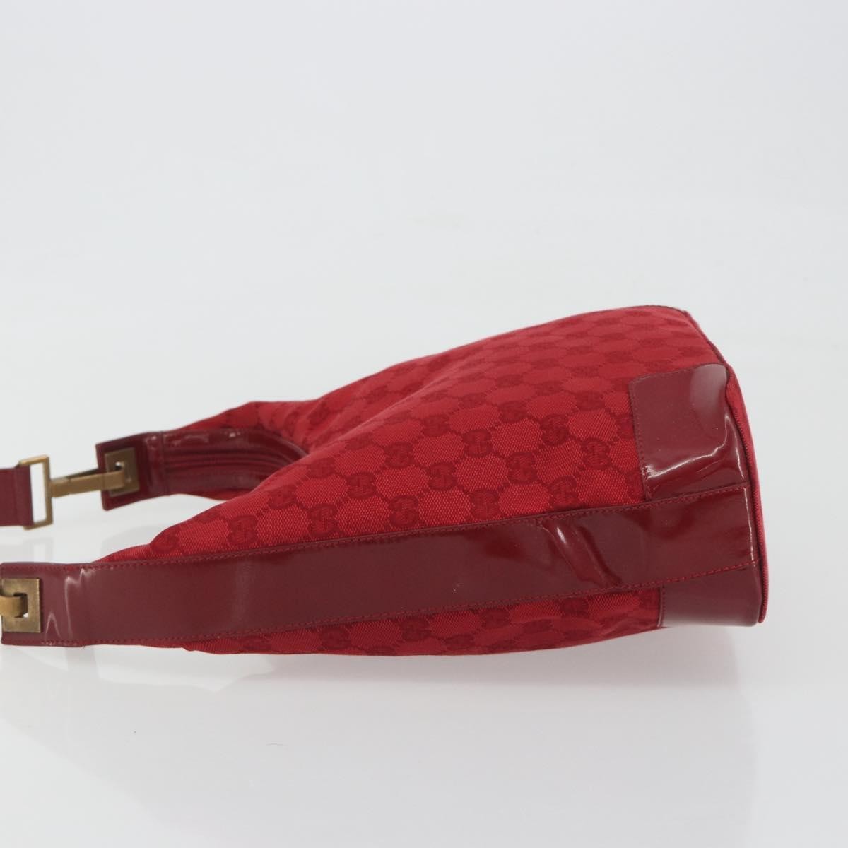 Gucci GG Shoulder GG Matelasse Leather, Red, Canvas, Shoulder Bag