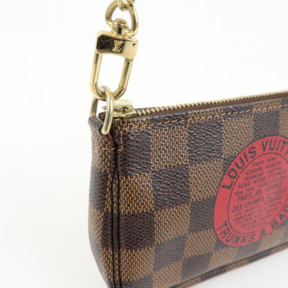 Louis Vuitton Pochette Accessoires Limited Edition Damier, Brown, Canvas, Clutch