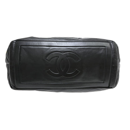 Chanel Coco Cocoon Reversible Tote Quilted Lambskin, Black, Leather, Tote Bag