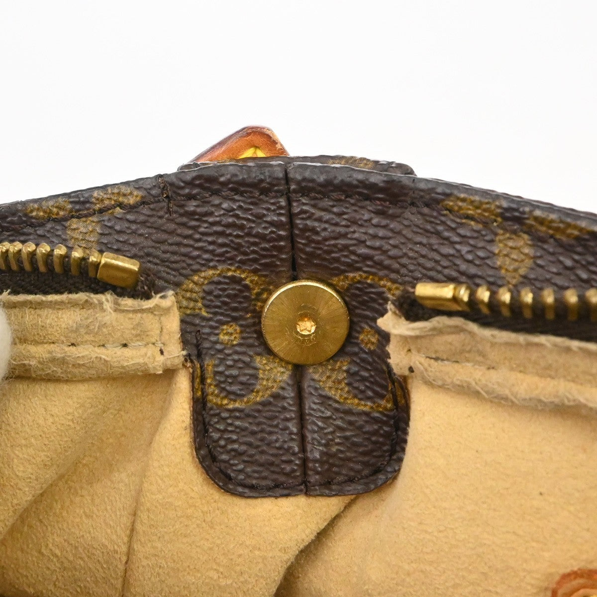 Louis Vuitton Looping Monogram Canvas, Brown, Canvas, Handbag