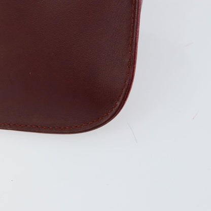 Cartier Must de Cartier Clutch Leather, Burgundy, Leather, Clutch