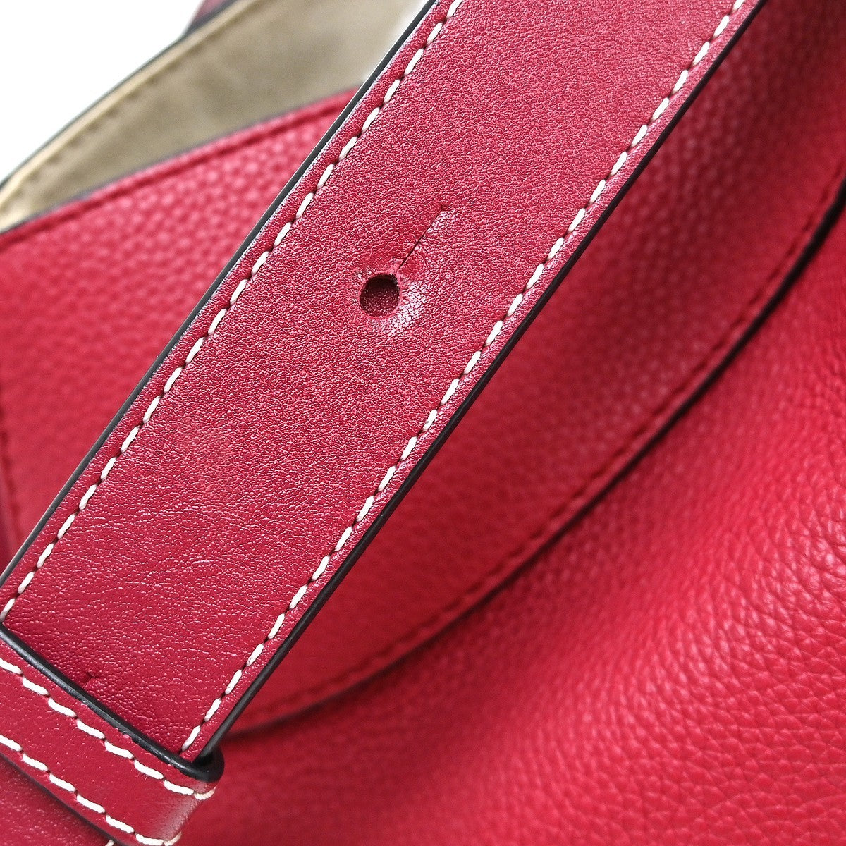 Loewe Hammock Leather, Pink, Leather, Handbag