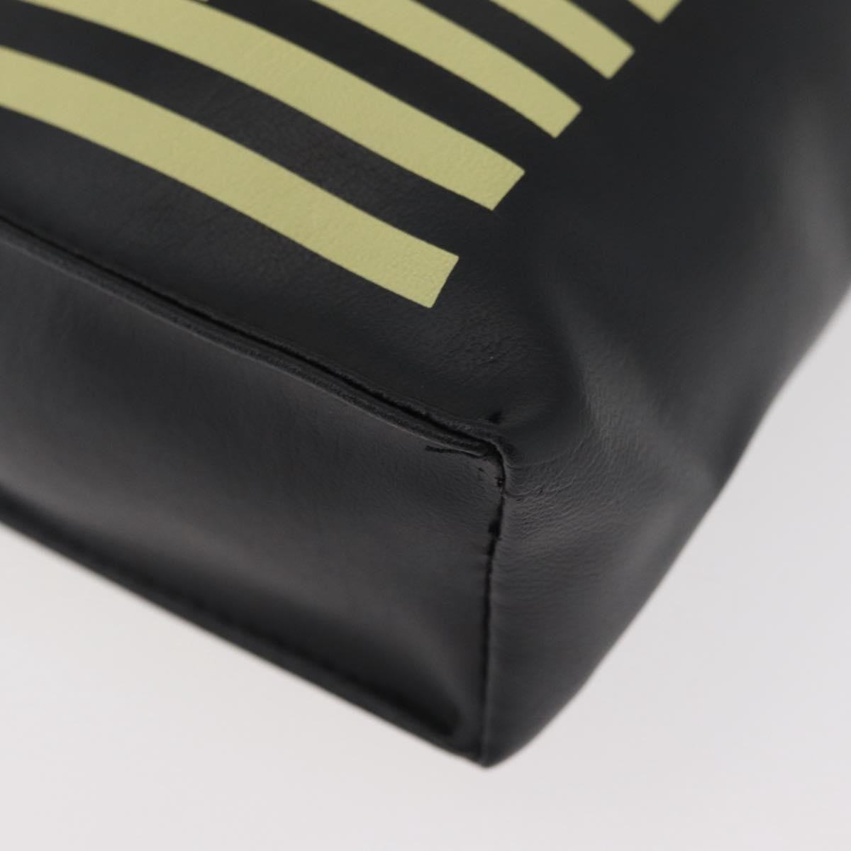 Fendi Fazzuolo Leather, Black, Polyester, Tote Bag