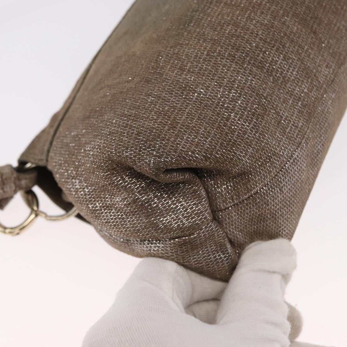 Chloe Lily Canvas, Silver, Canvas, Handbag