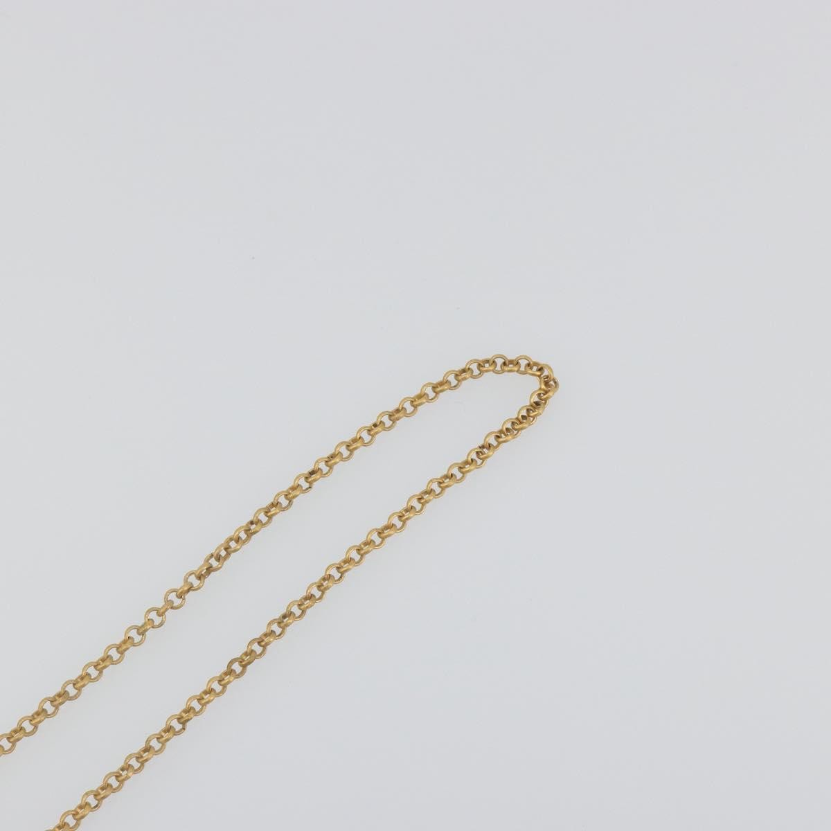Chanel CC No.5 Perfume Bottle Pendant Metal, Gold, Metal, Necklace