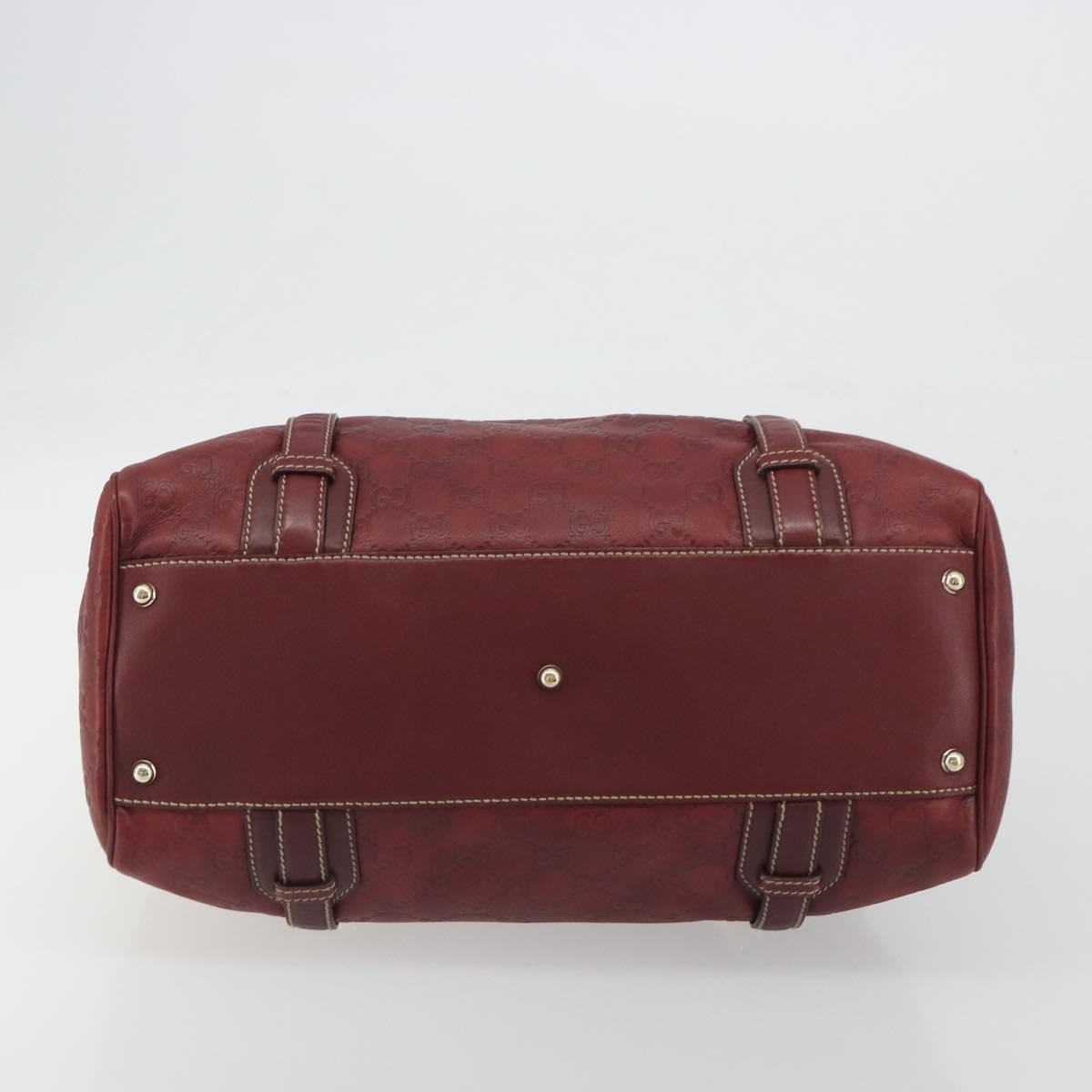 Gucci 85th Anniversary Boston Guccissima Leather, Red, Leather, Shoulder Bag