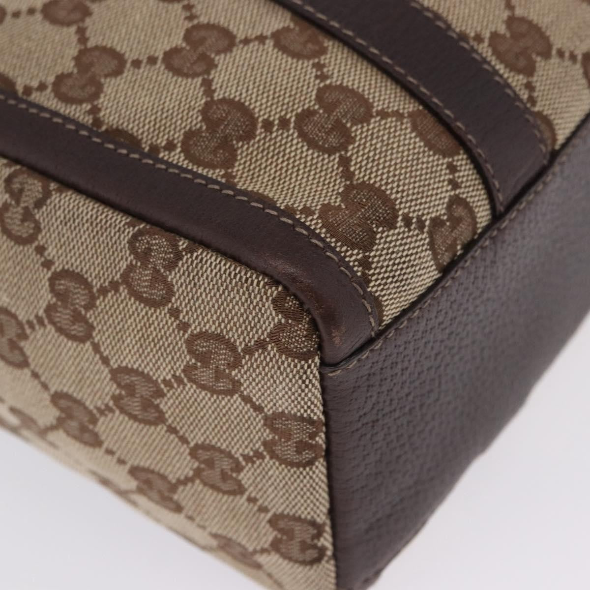 Gucci Abbey Boston Canvas, Beige, Canvas, Shoulder Bag