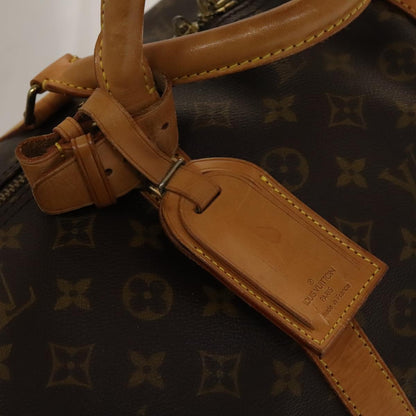 Louis Vuitton Keepall Bag Monogram Canvas, BROWN, CANVAS, Travel bag