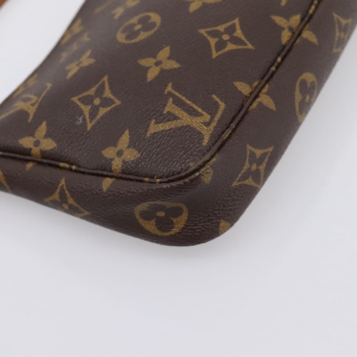 Louis Vuitton Pochette Accessoires NM Monogram Canvas, Brown, Canvas, Clutch