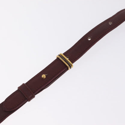 Cartier Tasseled Must de Cartier Leather, Burgundy, Leather, Shoulder Bag