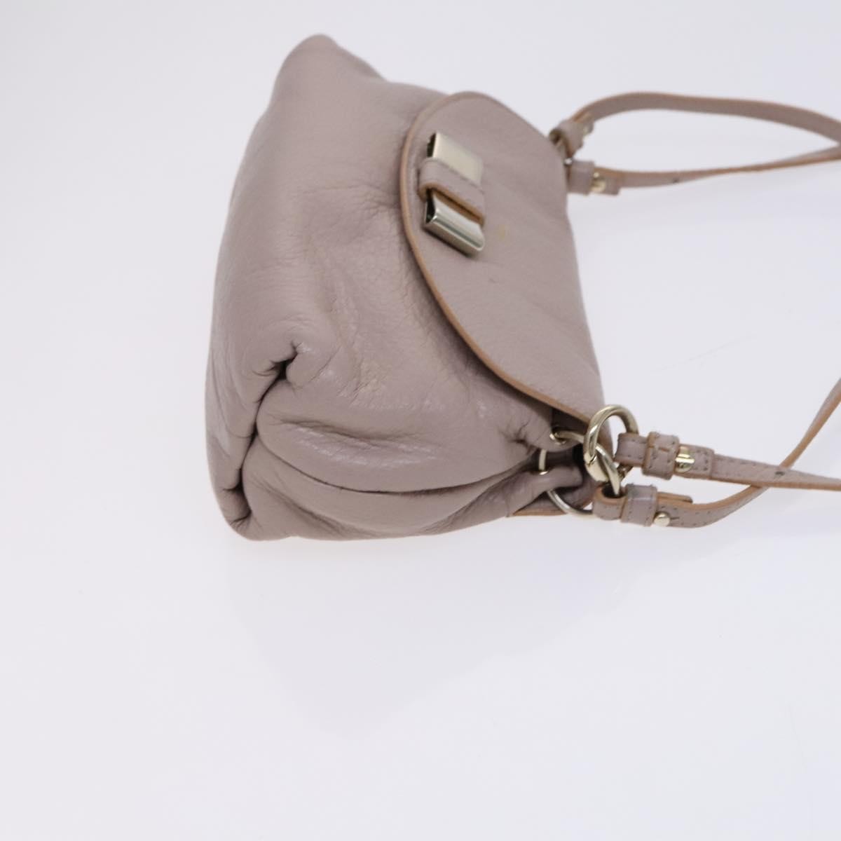 Chloe Lily Leather, Purple, Leather, Shoulder Bag