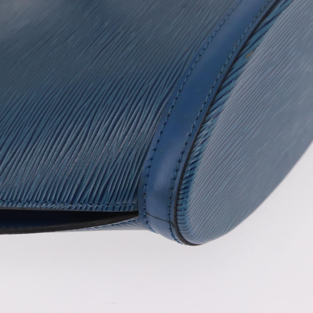 Louis Vuitton Saint Jacques Epi Leather, Blue, Leather, Handbag