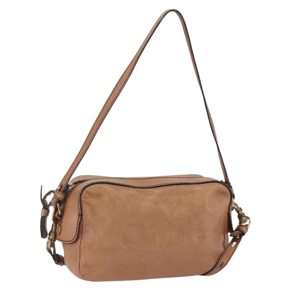 Chloe Vintage Leather, Brown, Leather, Shoulder Bag