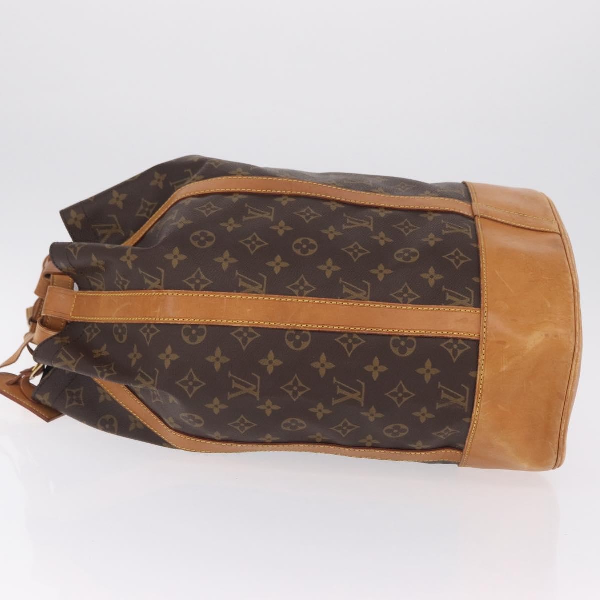 Louis Vuitton Randonnee Monogram Canvas, Brown, Canvas, Backpack