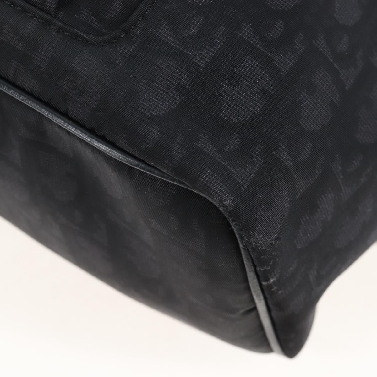 Christian Dior Motion Oblique Canvas with Leather, Black, Canvas, Backpack