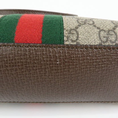 Gucci Ophidia Dome GG Coated Canvas, Beige, Canvas, Shoulder Bag