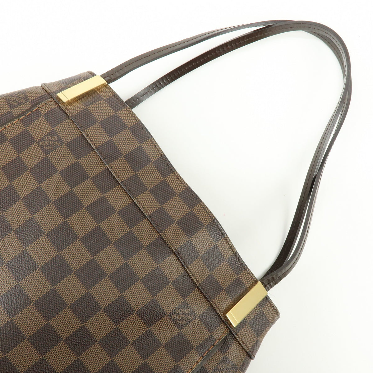 Louis Vuitton Marylebone Damier, Brown, Canvas, Handbag