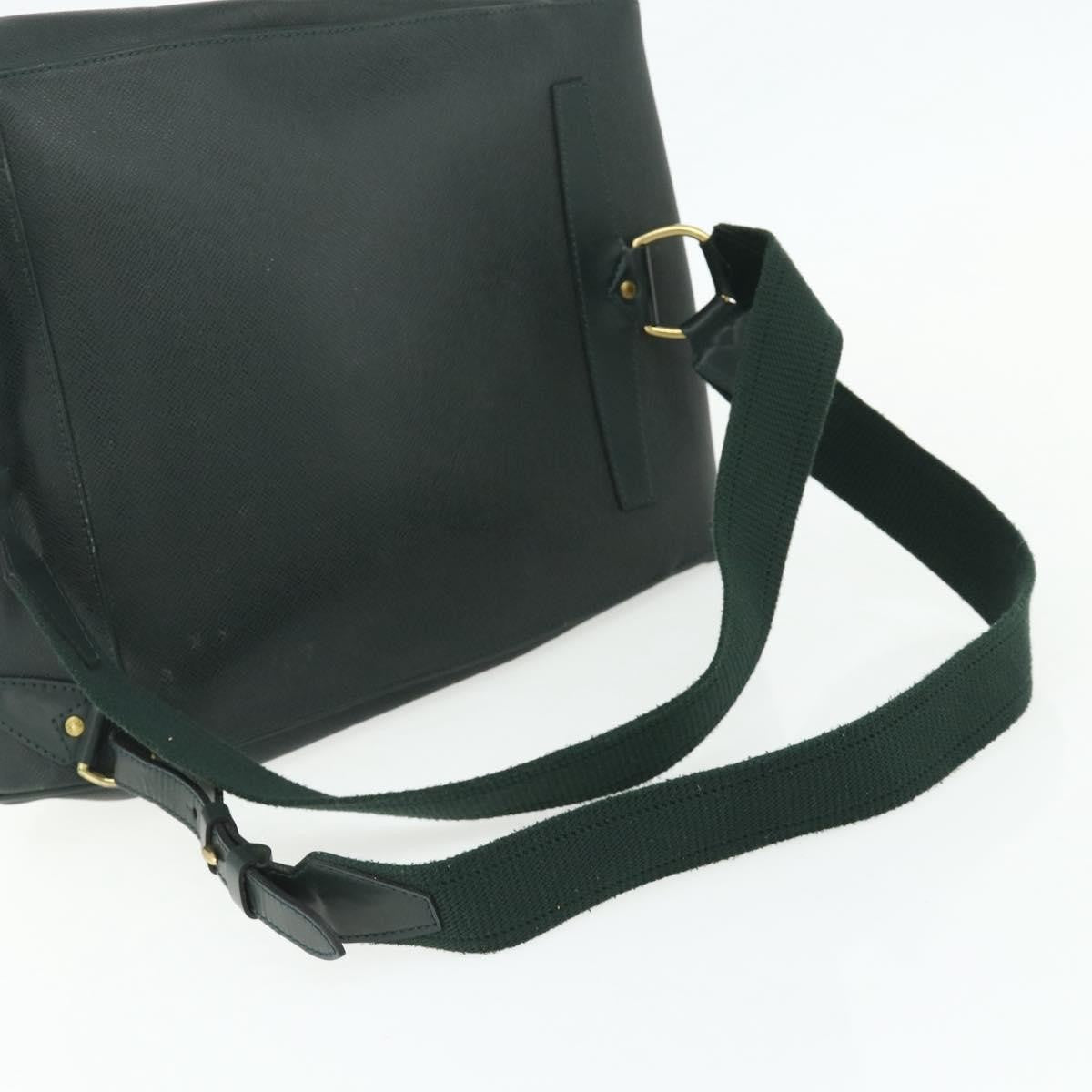 Louis Vuitton Cassiar Taiga Leather, Green, Leather, Backpack