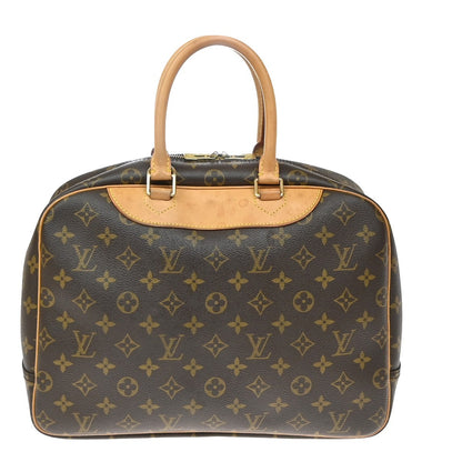 Louis Vuitton Deauville Monogram, Brown, Canvas, Handbag