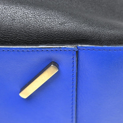 Loewe Hammock Leather, Blue, Leather, Handbag
