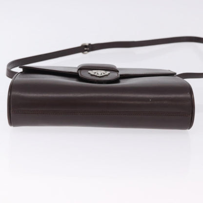 Gucci Vintage Leather, Brown, Leather, Shoulder Bag