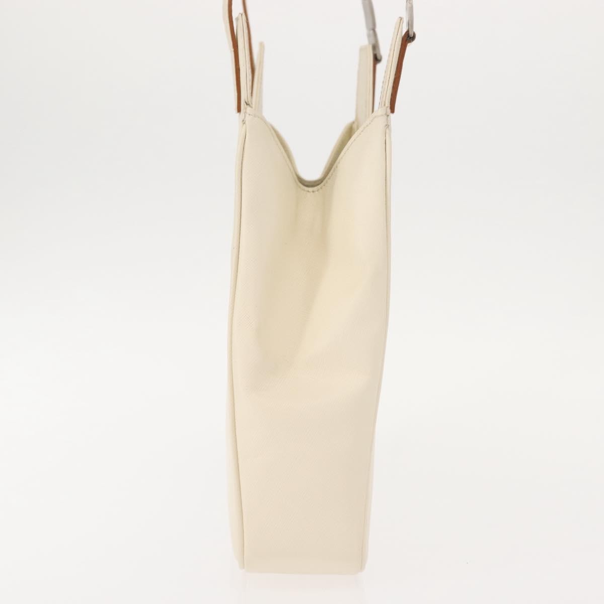 Salvatore Ferragamo Shoulder Leather, Ecru, Leather, Shoulder Bag