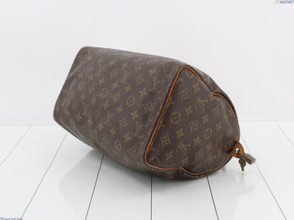 Louis Vuitton Speedy Monogram Canvas, Brown, Canvas, Handbag