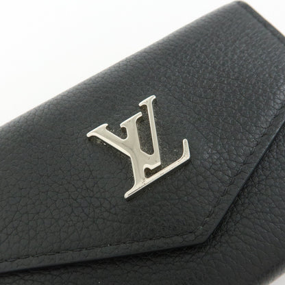 Louis Vuitton Lockmini Leather, Black, Leather, Wallet
