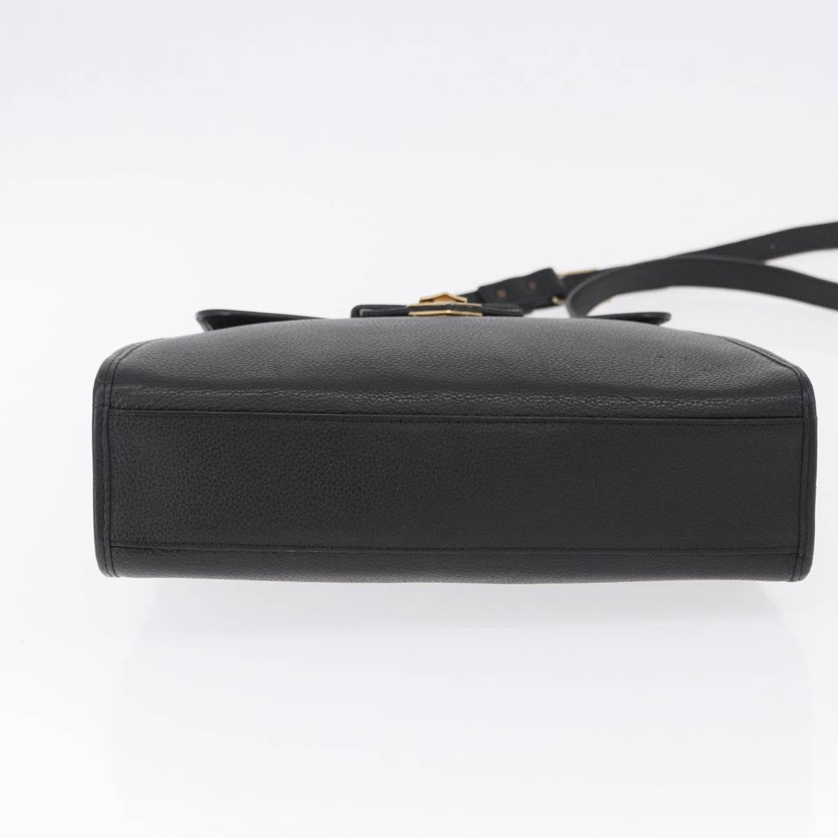 Saint Laurent Vintage Shoulder bag leather, Black, Leather, Shoulder Bag