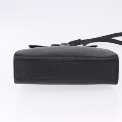Saint Laurent Vintage Shoulder bag leather, Black, Leather, Shoulder Bag
