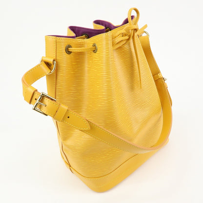 Louis Vuitton Noe Epi Leather, Yellow, Leather, Shoulder Bag