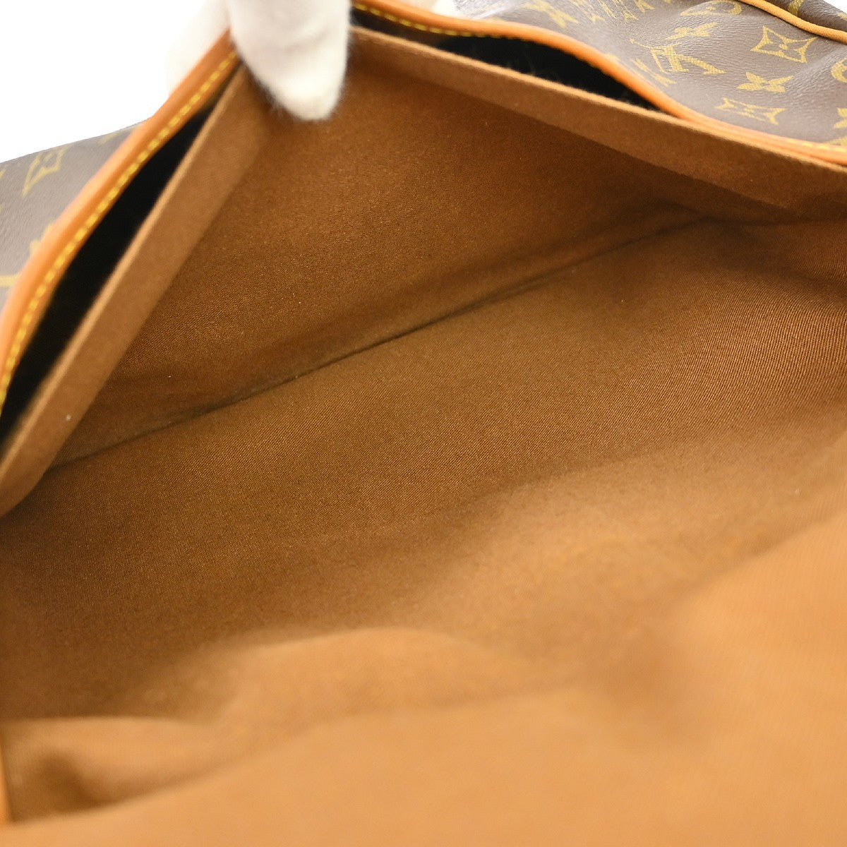 Louis Vuitton Saumur Monogram Canvas, Brown, Canvas, Shoulder Bag