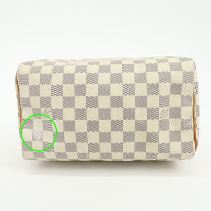 Louis Vuitton Speedy Damier, Beige, Canvas, Handbag