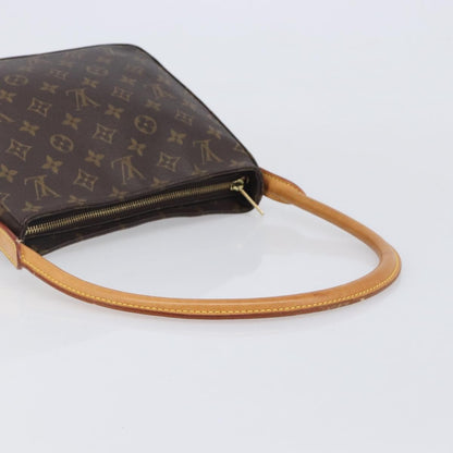 Louis Vuitton Looping Monogram Canvas, Brown, Canvas, Handbag