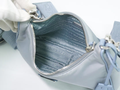 Prada Re-Edition 2005 Tessuto, Blue, Nylon, Shoulder Bag