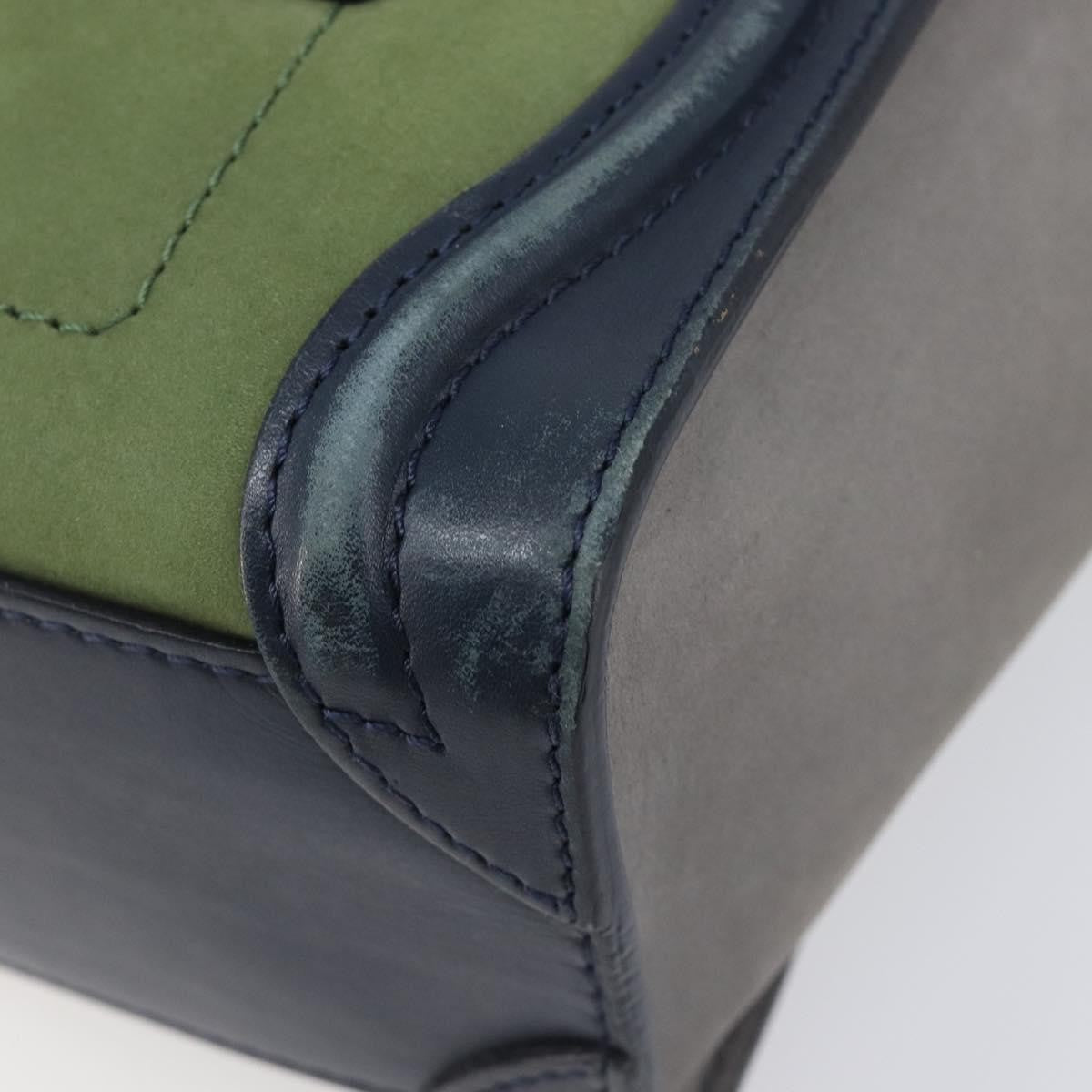 Celine Luggage Smooth Leather, Navy, Leather, Handbag
