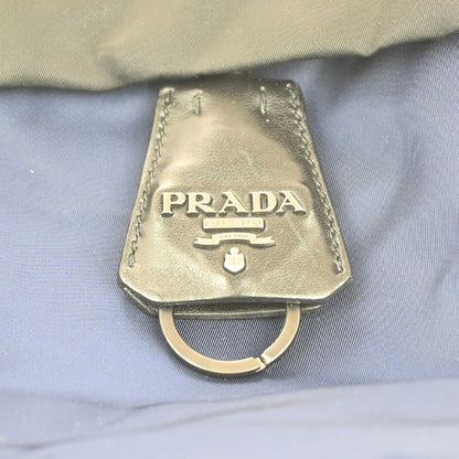 Prada Convertible Double Tote Tessuto, Black, Nylon, Handbag