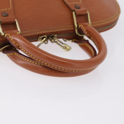 Louis Vuitton Alma Epi Leather, Gold, Leather, Handbag