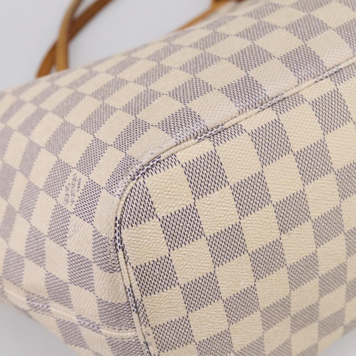 Louis Vuitton Neverfull Damier, Beige, Canvas, Tote Bag