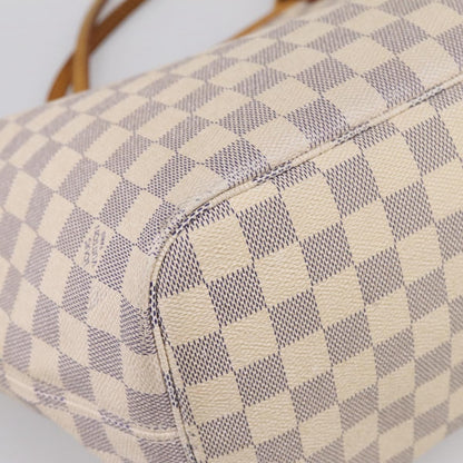 Louis Vuitton Neverfull Damier, Beige, Canvas, Tote Bag