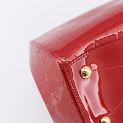 Louis Vuitton Montana Monogram Vernis, Red, Patent Leather, Handbag