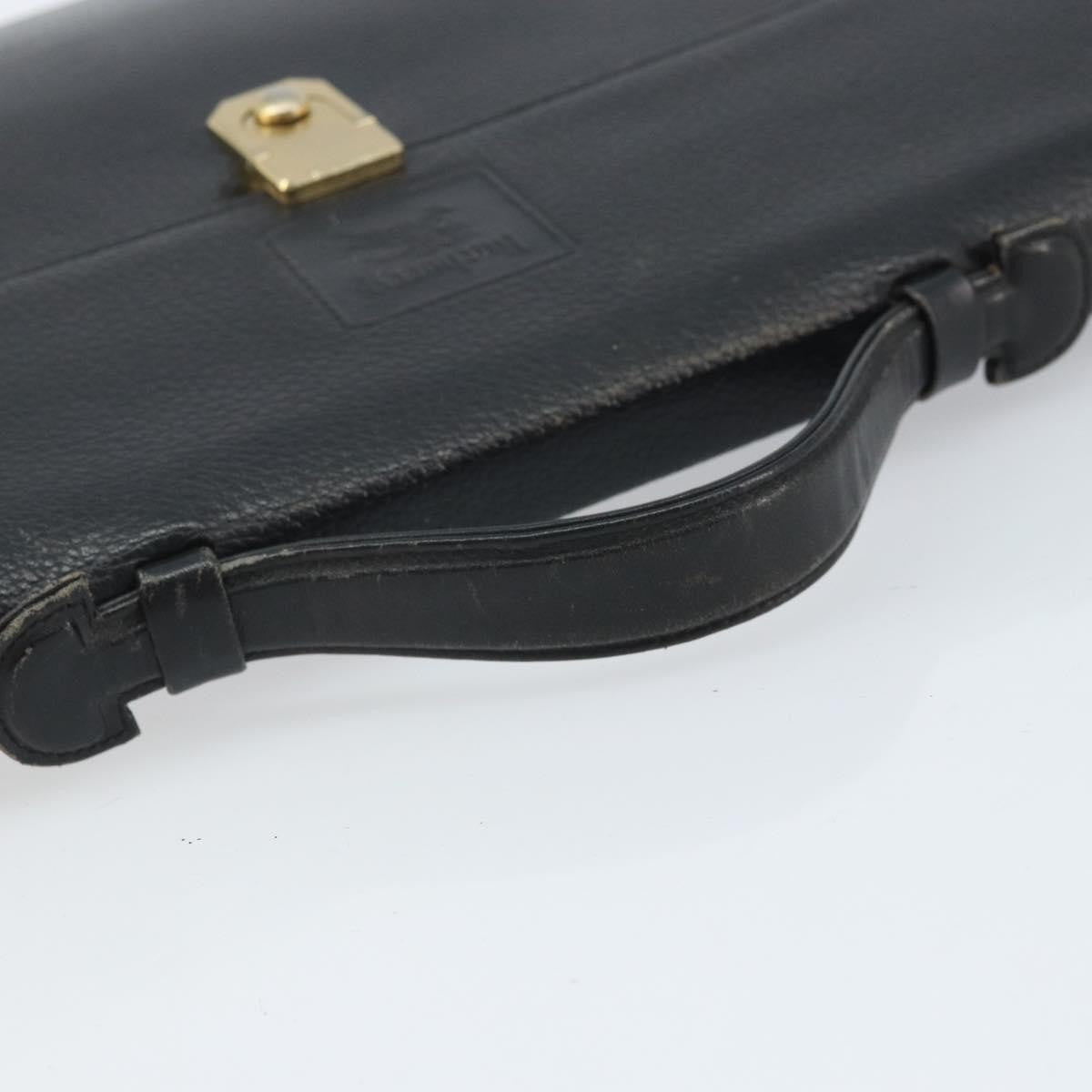Burberry Vintage Leather, Black, Leather, Briefcase