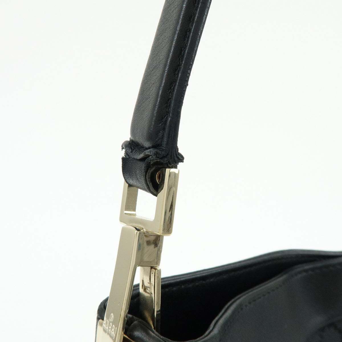 Gucci Gucci GG Canvas North-South Tote GG Canvas and Leather, Black, Canvas, Tote Bag