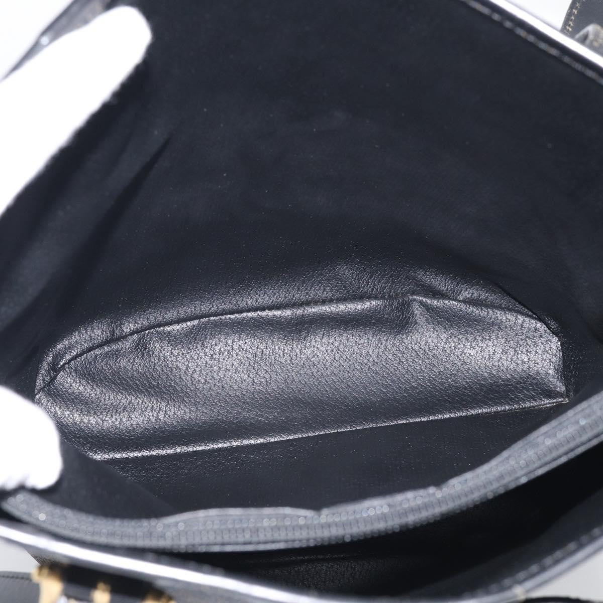 Celine C Macadam Tote PVC leather/ Macadam canvas, Black, Canvas, Shoulder Bag