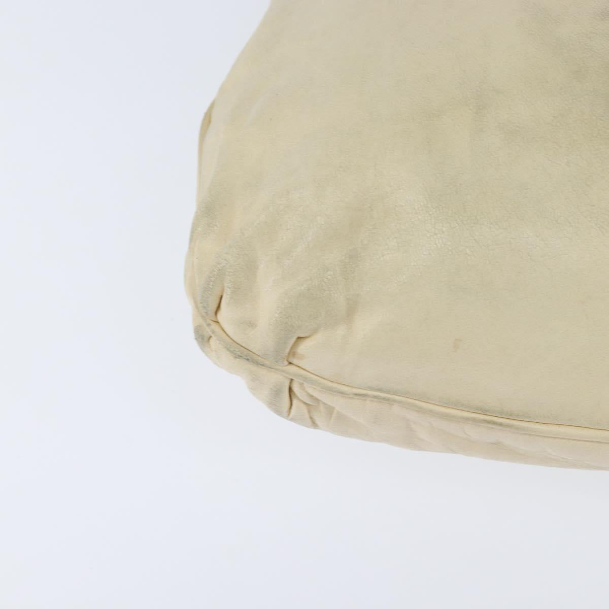 Fendi Zip hobo leather, Beige, Leather, Shoulder Bag