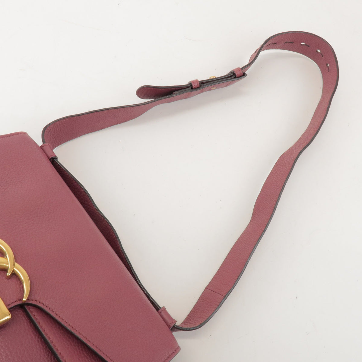 Gucci GG Marmont Leather, Pink, Leather, Shoulder Bag