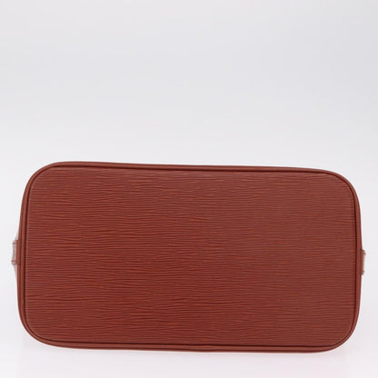 Louis Vuitton Alma Epi Leather, Brown, Leather, Handbag