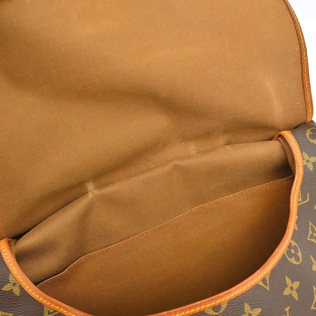 Louis Vuitton Saumur Monogram, Brown, Canvas, Shoulder Bag