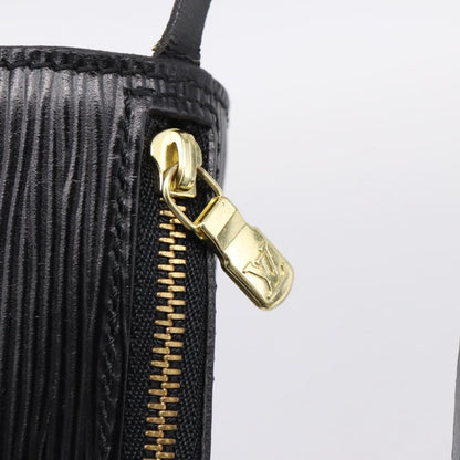 Louis Vuitton Soufflot Pochette Epi Leather, Black, Leather, Clutch